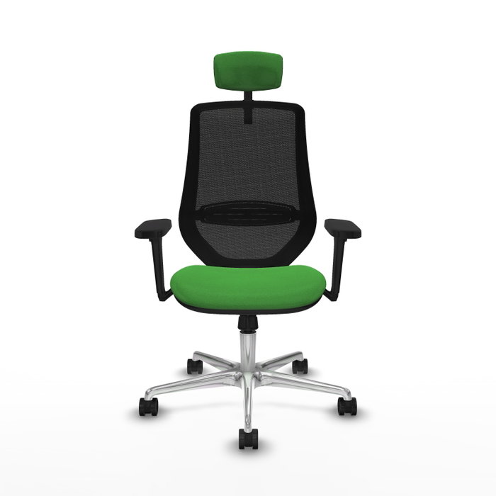 PIQUERAS Y CRESPO Silla de oficina Mardos Verde con Mecanismo Sincro