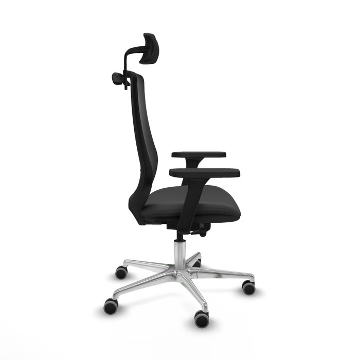 PIQUERAS Y CRESPO Silla de oficina Mardos con mecanismo Sincro/Traslack Gris oscuro/Negro