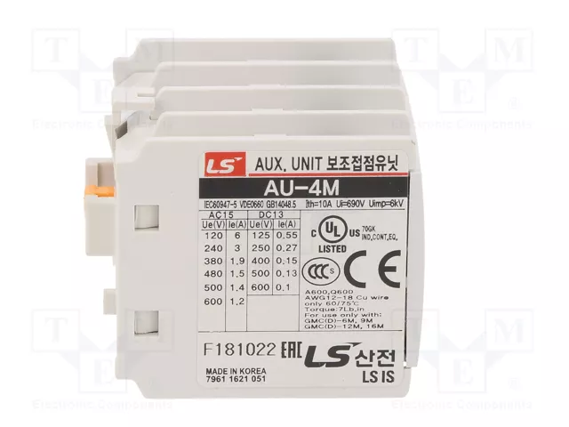 LS ELECTRIC Contactores auxiliares AU-4M 2A2B