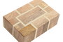 DKD Home Decor Set de 2 Joyeros de Mango y Resina 18x13x7,5 cm Natural