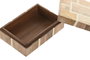 DKD Home Decor Set de 2 Joyeros de Mango y Resina 18x13x7,5 cm Natural