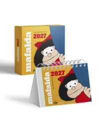 GRANICA Calendario Mafalda Escritorio 2027 Amarillo con Caja