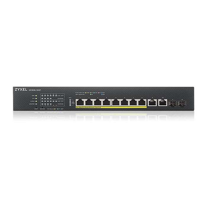 Zyxel XS1930-12HP Switch Gestionado L3 10G Ethernet PoE Montaje en Rack