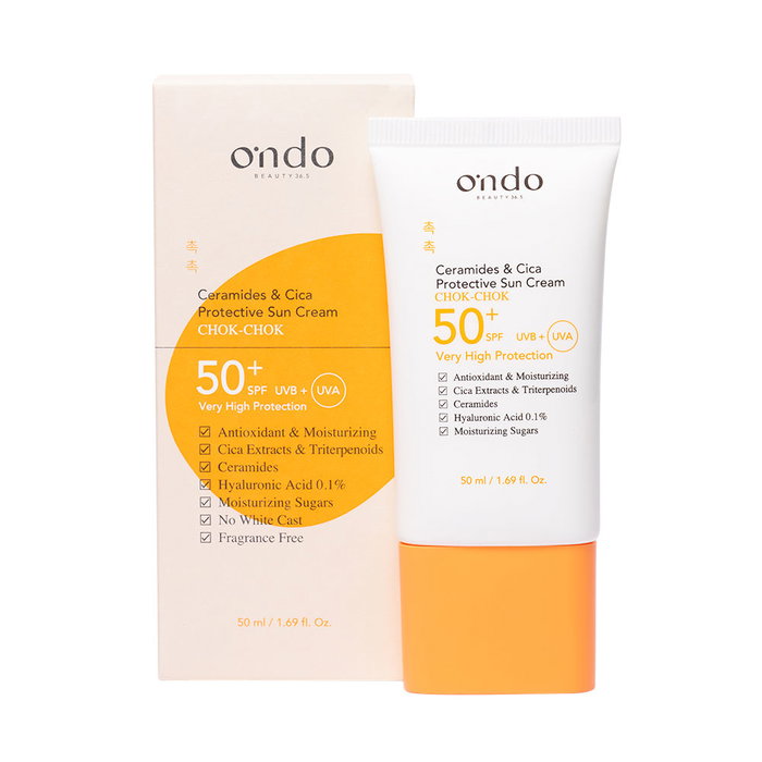 Protector Solar Facial Ondo Beauty 36.5 CERAMIDE & CICA 50 ml