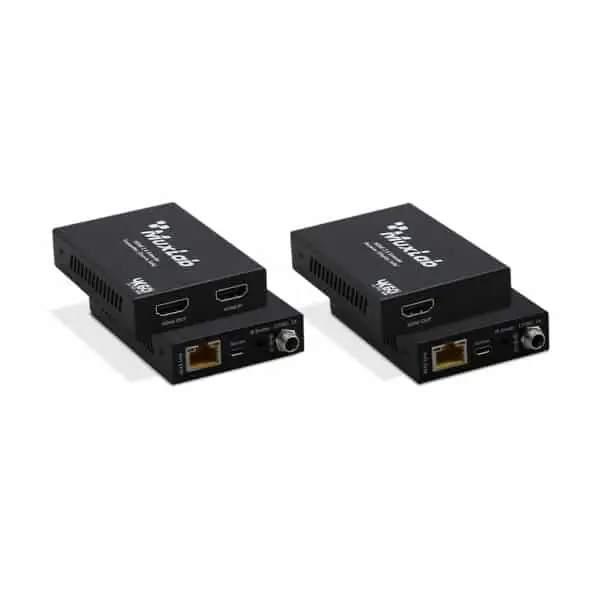 MUXLAB Kit Transmisor-Receptor HDMI/IR 4K60Hz 18Gbps HDR HDMI 2.0 PoC