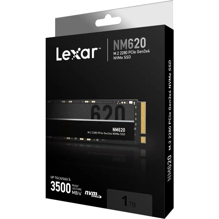 Lexar NM620 M.2 256 GB NVMe PCIe 3.0 Lexar NM620 M.2 256 GB NVMe PCIe 3.0