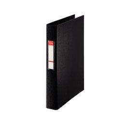Esselte Carpeta de Anillas Negro 25mm Folio