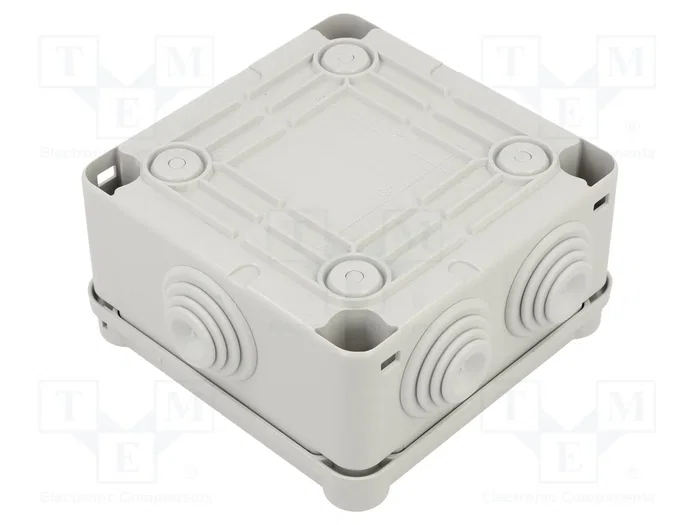 GEWISS GW44024 Caja de conexiones 44 CE gris con diafragmas GEWISS GW44024 Caja de conexiones 44 CE gris con diafragmas