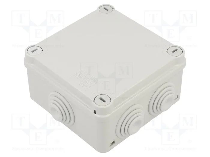 GEWISS GW44024 Caja de conexiones 44 CE gris con diafragmas GEWISS GW44024 Caja de conexiones 44 CE gris con diafragmas
