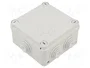GEWISS GW44024 Caja de conexiones 44 CE gris con diafragmas
