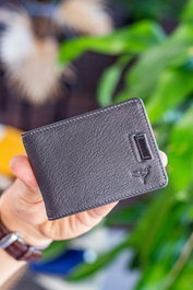 Zoozie Bags Celtic Cartera de Piel para Hombre Color Antracita