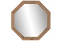 DKD Home Decor Espejo de Madera Reciclada y Cristal Natural 74x74 cm