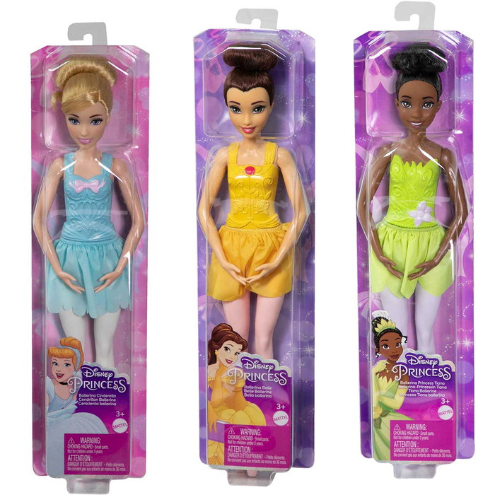 Muñeca Disney Sda Princesas Bailarinas Hlv92 Mattel