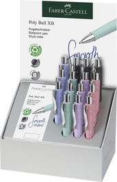 Boligrafo Faber-Castell Poly Ball Xb Expositor De 15 + 20 Recambios