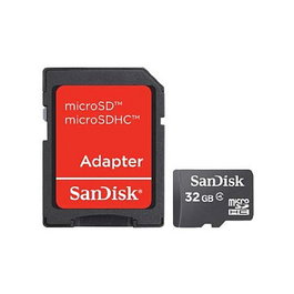 SanDisk SDSDQM-032G-B35A Tarjeta MicroSDHC 32GB Clase 4 con Adaptador SD