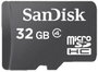 SanDisk Tarjeta MicroSDHC 32 GB Clase 4 Negro