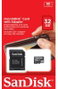 SanDisk Tarjeta MicroSDHC 32 GB Clase 4 Negro