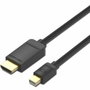 Vention Cable Conversor Mini DisplayPort Macho a HDMI Macho 2m Negro