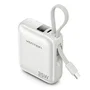 Vention FHEN0 Power Bank Externo 10000 mAh 35W con PPS, Pantalla LED, Batería de Polímero de Litio, Blanco