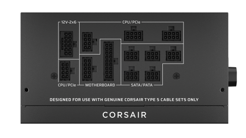 Corsair Fuente de Alimentación RM1000X SHIFT 1000W 80+ Gold Modular ATX 3.1 PCIE 5.1 CP-9020300-EU Corsair Fuente de Alimentación RM1000X SHIFT 1000W 80+ Gold Modular ATX 3.1 PCIE 5.1 CP-9020300-EU