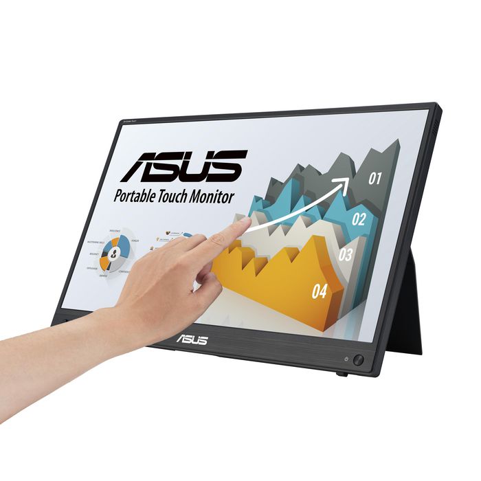 Asus ZenScreen MB16AHT Monitor Portátil Táctil 15.6 pulg Full HD IPS Negro