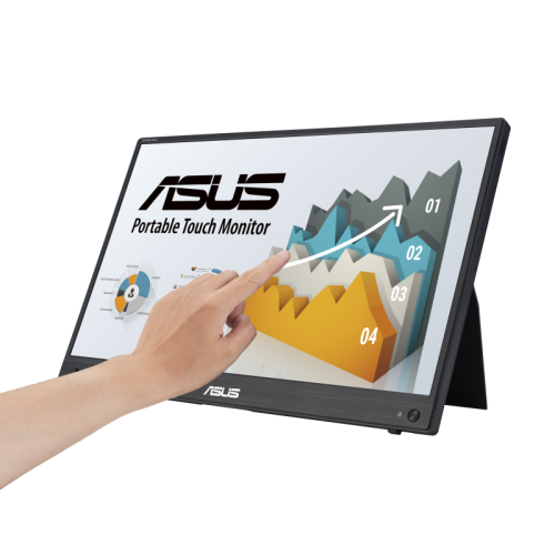 Asus ZenScreen MB16AHT Monitor Portátil Táctil 15.6 pulg Full HD IPS Negro