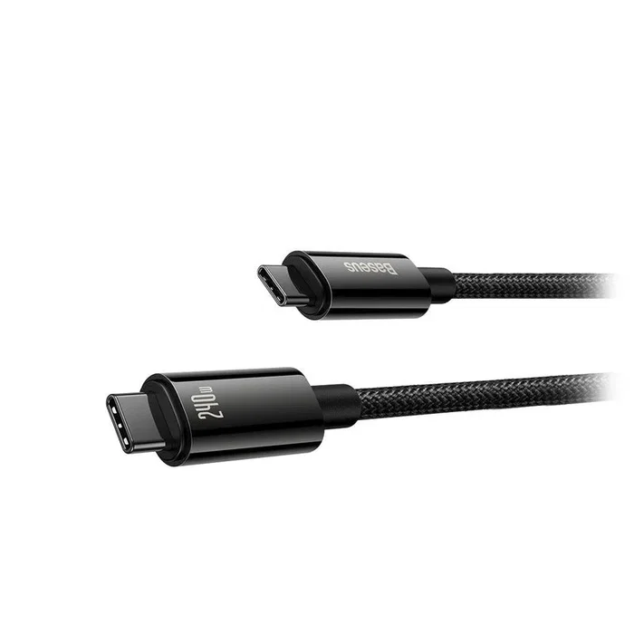 Baseus Cable USB-C a USB-C Tungsten Gold 1 m Negro
