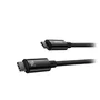 Baseus Cable USB-C a USB-C Tungsten Gold 1 m Negro
