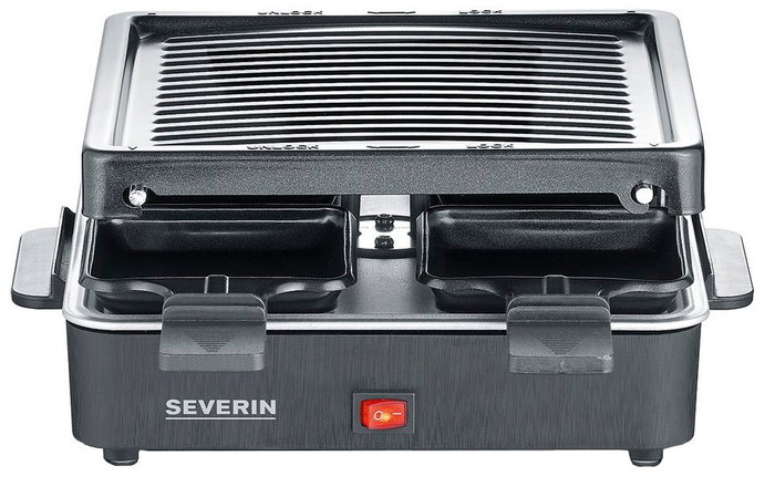 Severin RG 2370 Raclette con 4 sartenes, Negro Severin RG 2370 Raclette con 4 sartenes, Negro