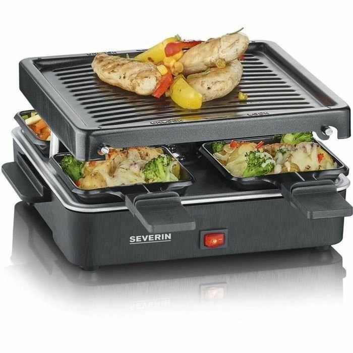 Severin RG 2370 Raclette con 4 sartenes, Negro Severin RG 2370 Raclette con 4 sartenes, Negro