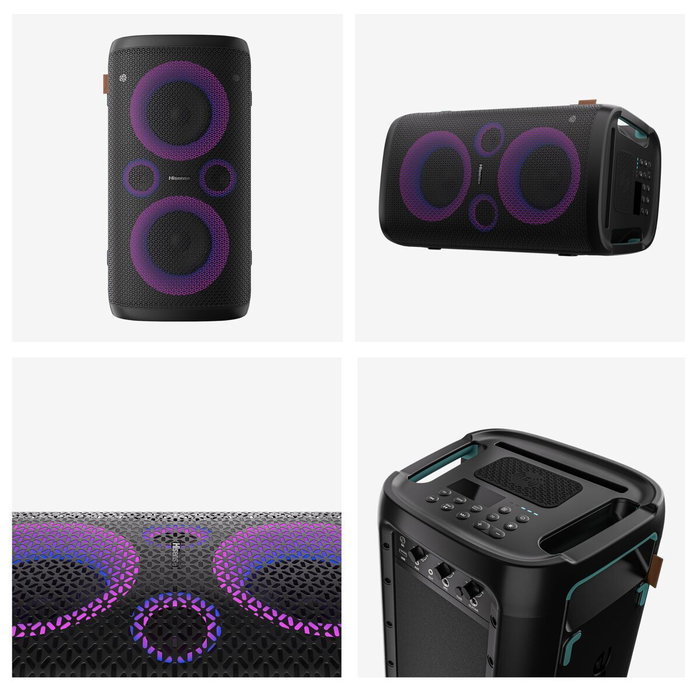 HISENSE Party Storm Altavoz para fiestas Negro 300 W