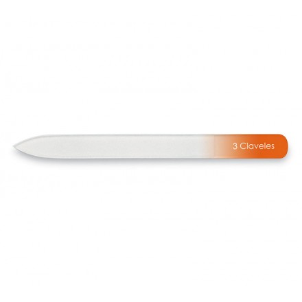 Tres Claveles Lima de Cristal Esterilizable 14 cm Naranja Tres Claveles Lima de Cristal Esterilizable 14 cm Naranja