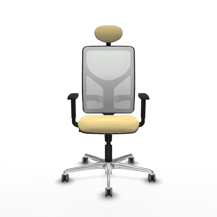 PIQUERAS Y CRESPO Silla de oficina Motilla con mecanismo Sincro, Crema y Blanco PIQUERAS Y CRESPO Silla de oficina Motilla con mecanismo Sincro, Crema y Blanco