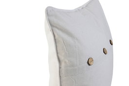 DKD Home Decor Cojín Crudo Poliéster Algodón 2 Unidades 8 x 60 x 60 cm