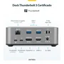 StarTech.com Docking Station Thunderbolt 5 Gris, 3 Pantallas 4K 144Hz, PD 140W