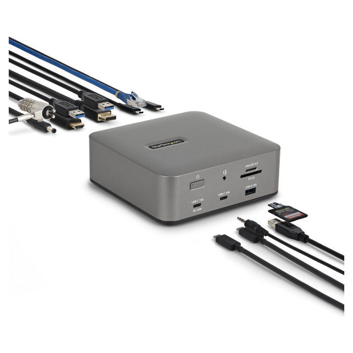 Startech 215ue-tb5usb4dock Base para Portátil y Replicador de Puertos Alámbrico Thunderbolt 5 Gris Startech 215ue-tb5usb4dock Base para Portátil y Replicador de Puertos Alámbrico Thunderbolt 5 Gris