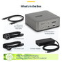 Startech 215ue-tb5usb4dock Base para Portátil y Replicador de Puertos Alámbrico Thunderbolt 5 Gris