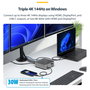 Startech 215ue-tb5usb4dock Base para Portátil y Replicador de Puertos Alámbrico Thunderbolt 5 Gris