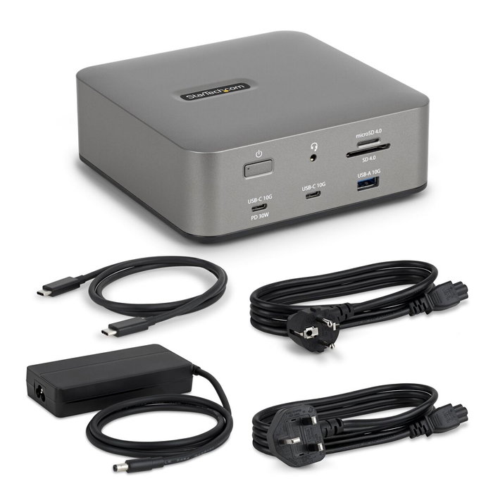 Hub USB Startech 215UE-TB5USB4DOCK Gris