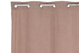 DKD Home Decor Cortina Panna23 Rosa Palo Poliester 260 x 260 x 140 cm