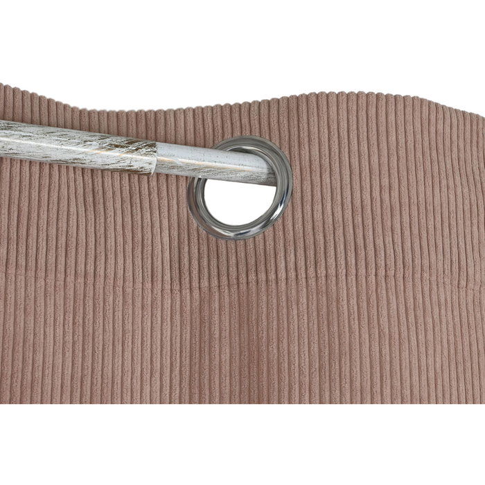 DKD Home Decor Cortina de Pana Gruesa Rosa Palo 140x260 cm DKD Home Decor Cortina de Pana Gruesa Rosa Palo 140x260 cm