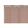 DKD Home Decor Cortina de Pana Gruesa Rosa Palo 140x260 cm