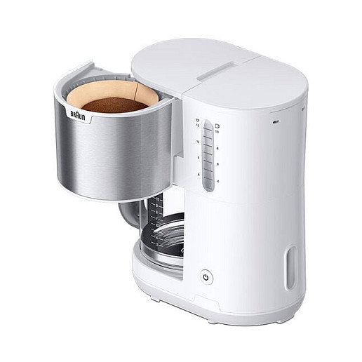 Braun KF 1500 Máquina Espresso Automática, 1000 W, Blanca