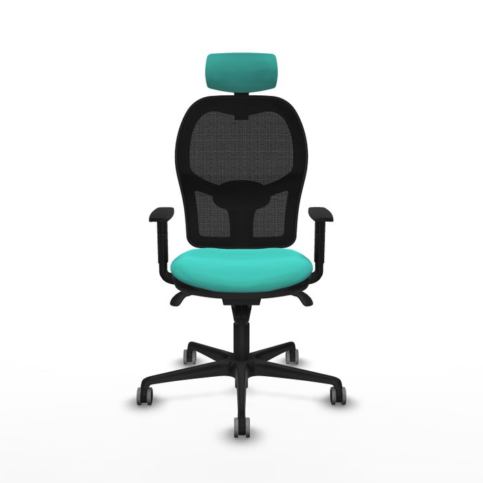 PIQUERAS Y CRESPO Silla de oficina Jorquera Turquesa y Negro PIQUERAS Y CRESPO Silla de oficina Jorquera Turquesa y Negro