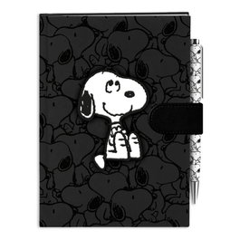 KIDS LICENSING Cuaderno A5 terciopelo Snoopy Peanuts