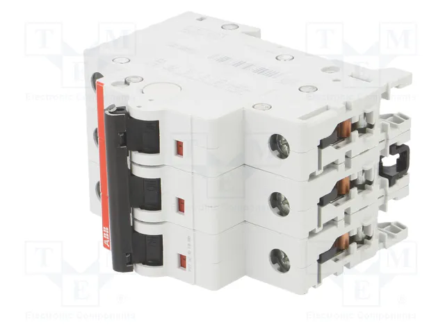 ABB S200 Interruptor magnetotérmico 3 polos 6A 6kA ABB S200 Interruptor magnetotérmico 3 polos 6A 6kA