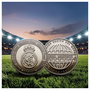 REAL MADRID Moneda Oficial 'El Mejor Equipo del Mundo' en Níquel Antiguo - Colección Zamak con Cápsula Acrílica y Caja - Artículo de Colección