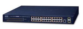 Planet GS-4210-24P2S Switch Gestionable PoE Gigabit 24 Puertos 10/100/1000T 802.3at + 2 SFP 100/1000X