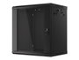 Lanberg Armario Mural Rack 19 pulgadas 12U Flat Pack V2 Negro