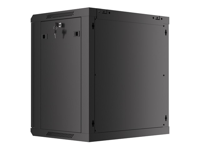 Lanberg Armario Mural Rack 19 pulgadas 12U Flat Pack V2 Negro